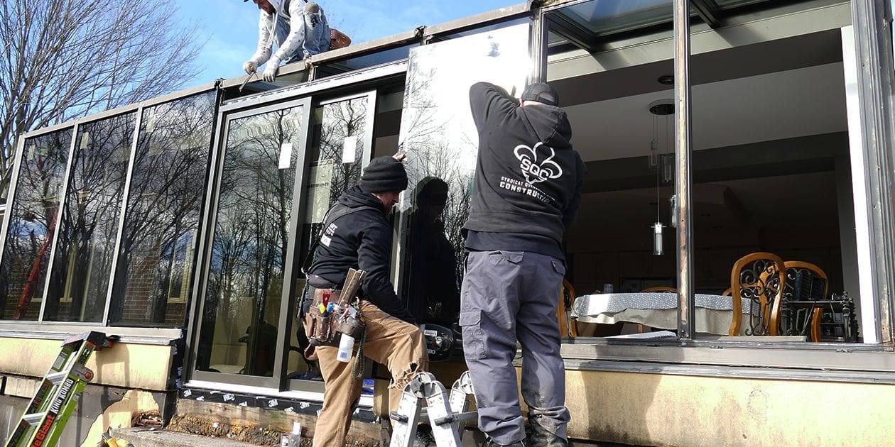 calfeutrage Réalisation_Solarium